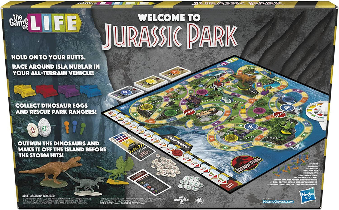 The Game of Life: Jurassic Park Edition [Board Game, 2-4 Players